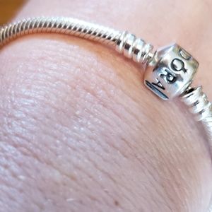 PANDORA sterling silver (925) charm bracelet